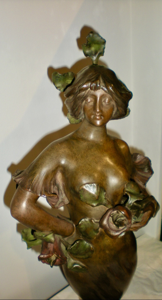 Flora- Scultura art nouveau Lucien Alliot-photo-4