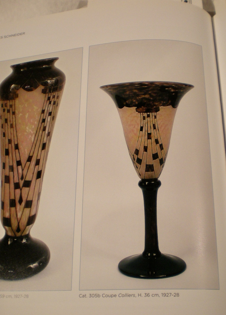 Colliers- Coppa art dèco Le Verre Français-photo-2