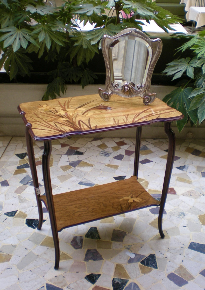 Narcisi- Tavolino art nouveau Gallé