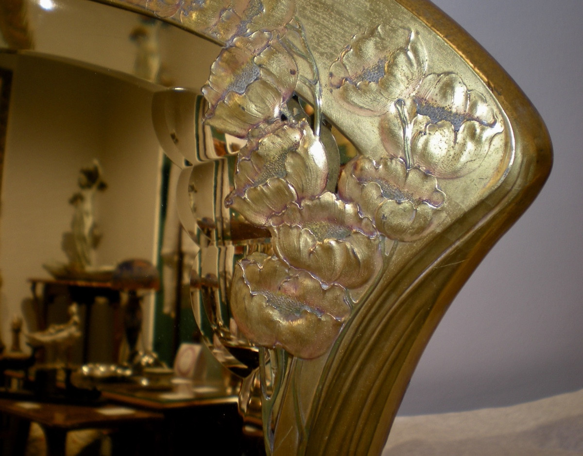 Specchiera art nouveau Orivit-photo-2