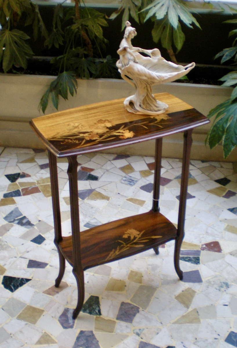 Tavolino art nouveau Gallé