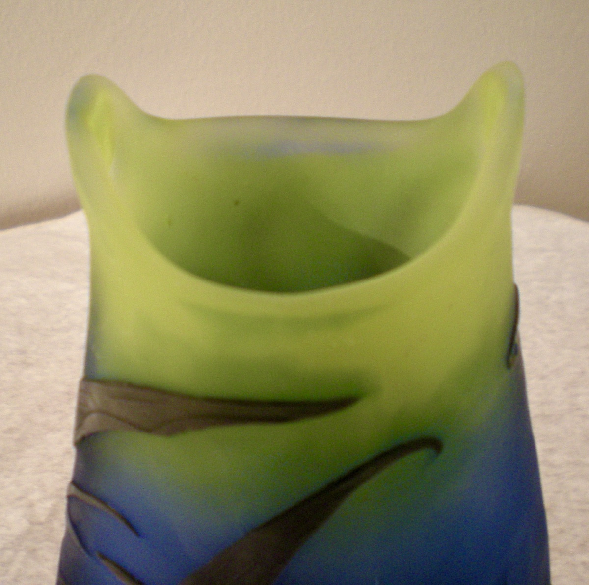 Tulipani perroquet- Vaso art nouveau Gallé-photo-3