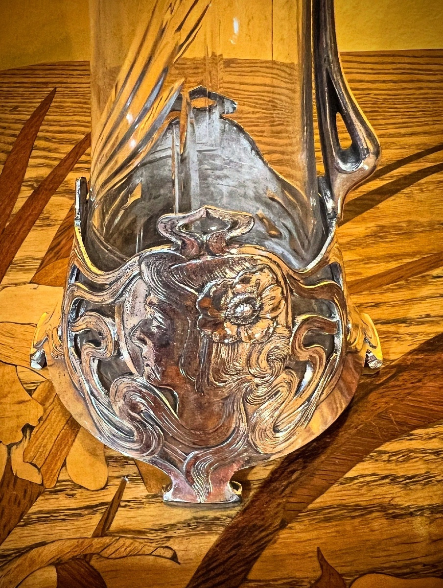 Brocca da liquore art nouveau W.M.F.-photo-2