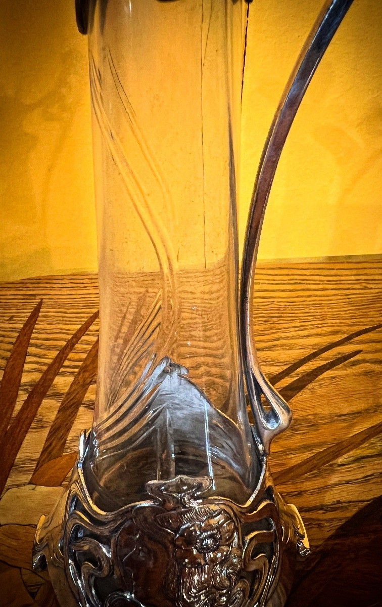 Brocca da liquore art nouveau W.M.F.-photo-3