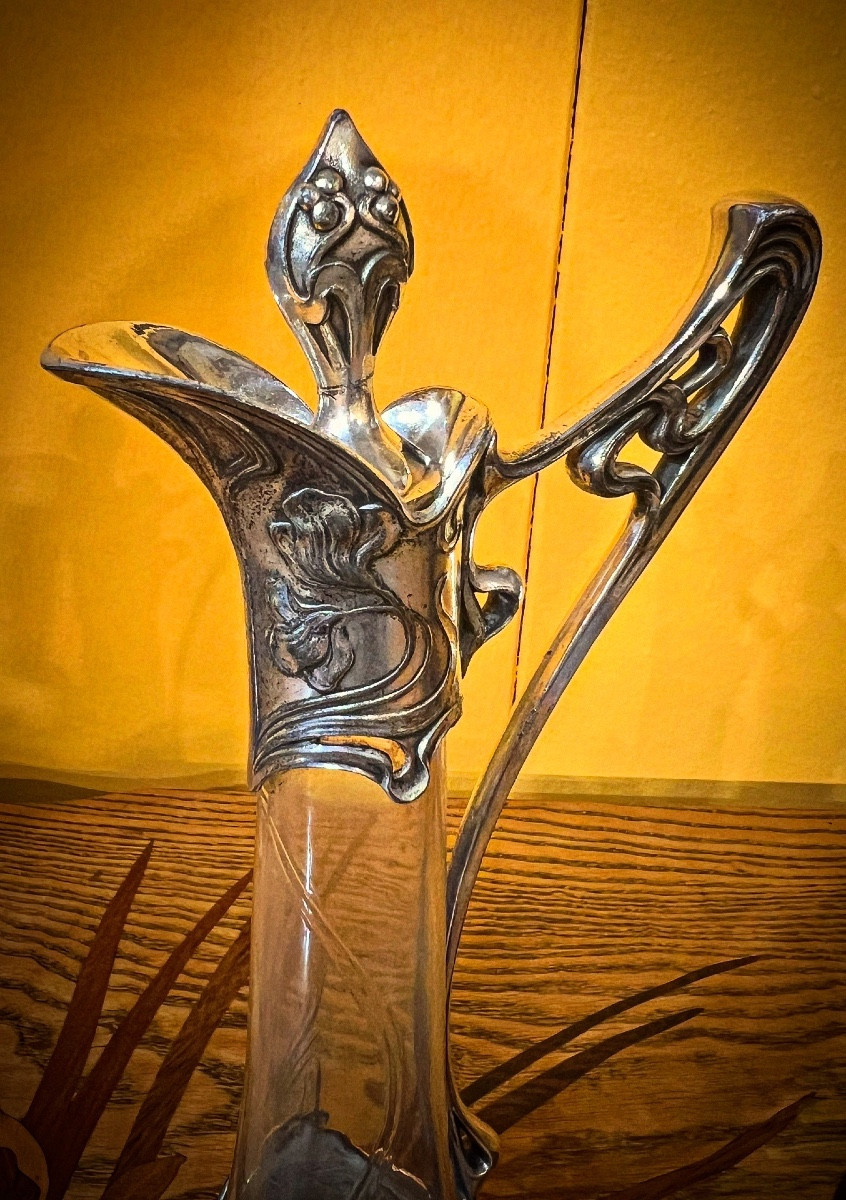 Brocca da liquore art nouveau W.M.F.-photo-4