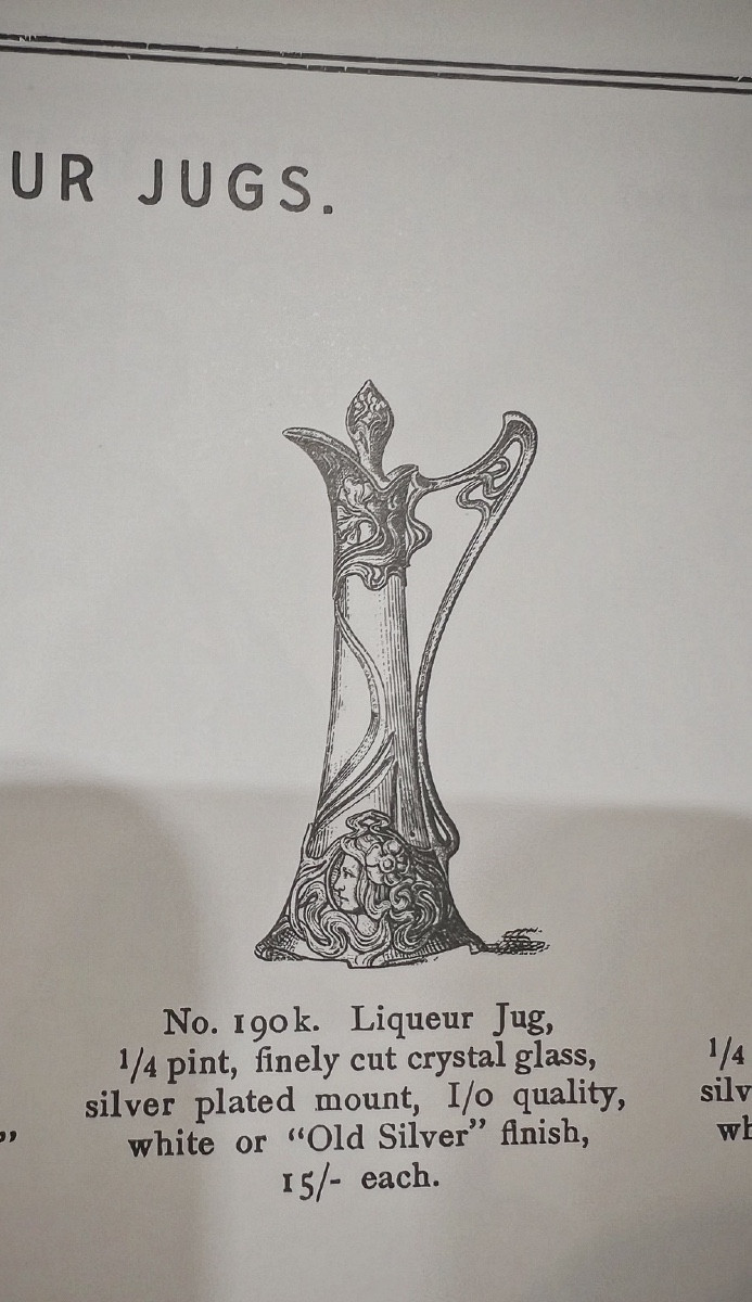 Brocca da liquore art nouveau W.M.F.-photo-3