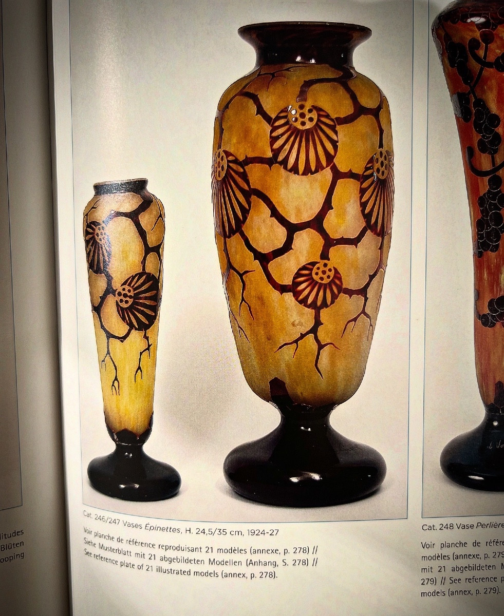 Epinettes - Coppa art déco Le Verre Français -photo-4