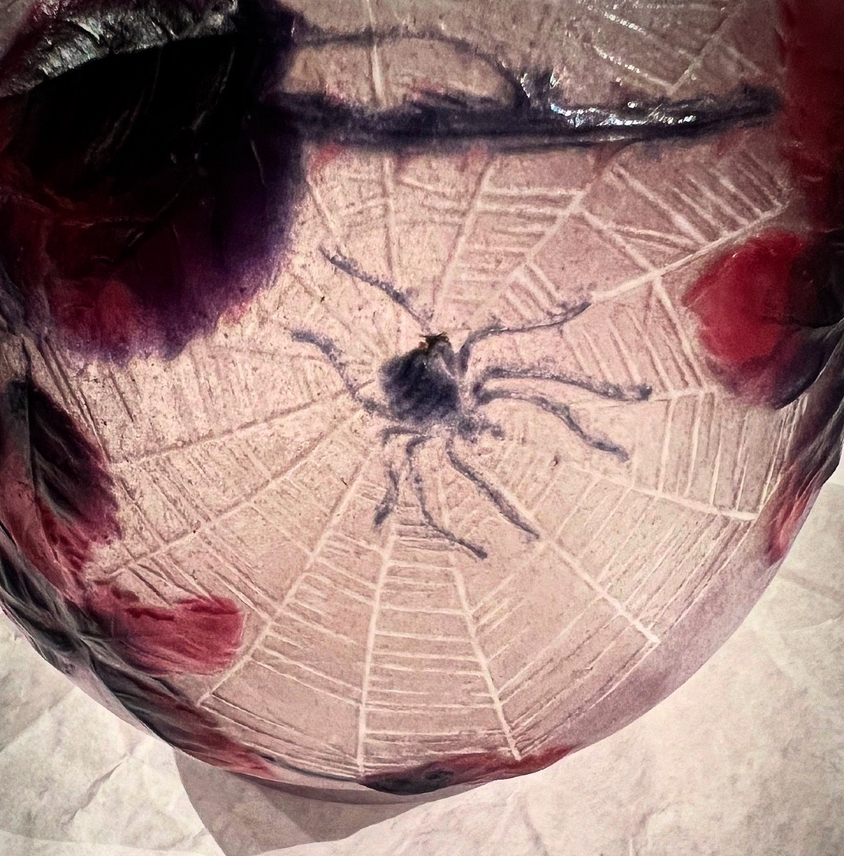 Tela di ragno - Coppetta art déco Argy Rousseau -photo-3