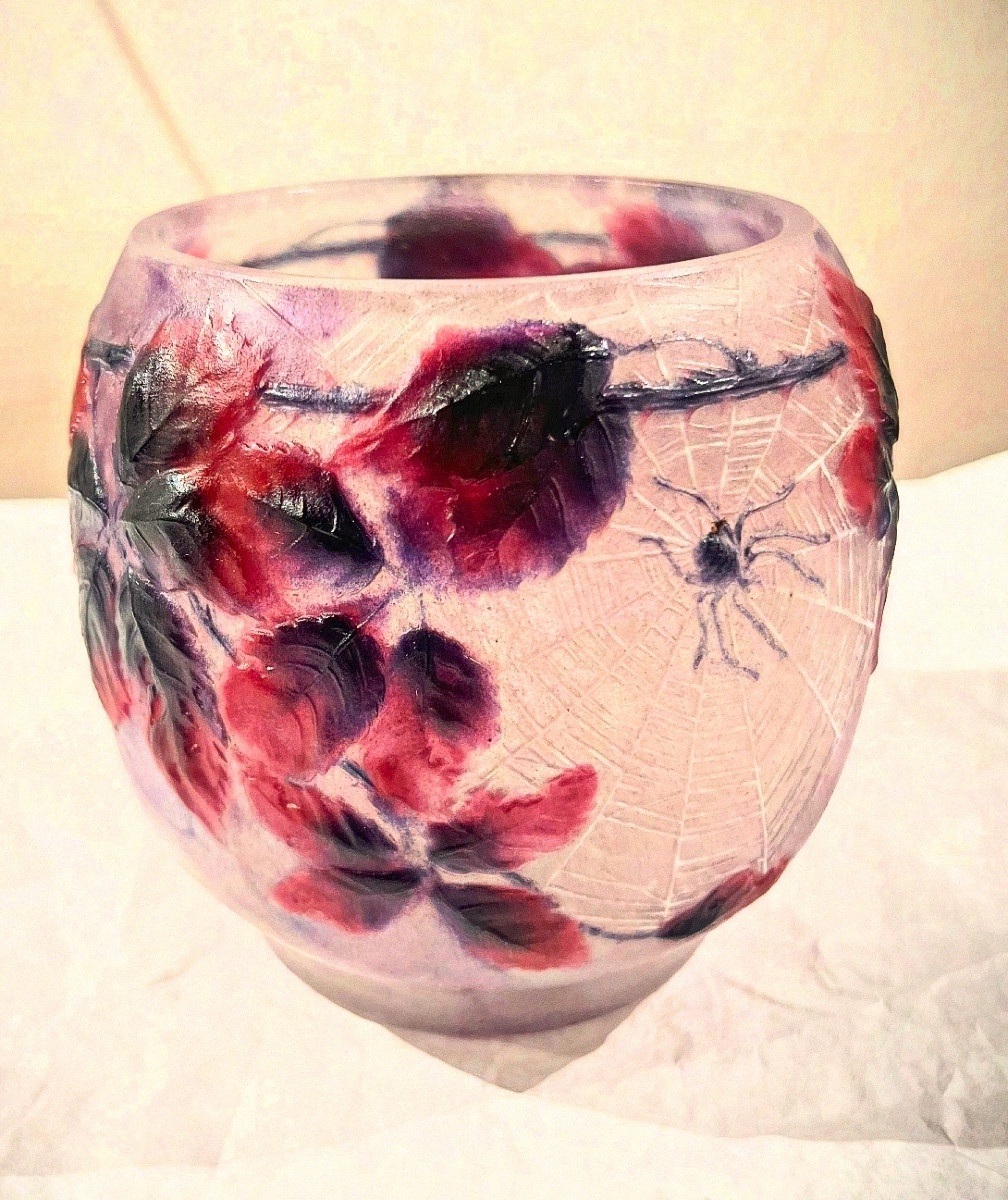 Tela di ragno - Coppetta art déco Argy Rousseau 