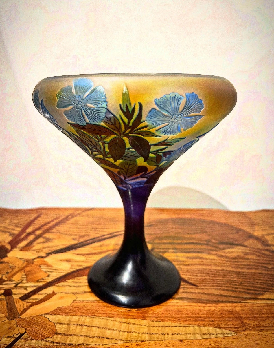 Clematide - Tazza art nouveau Gallé -photo-4