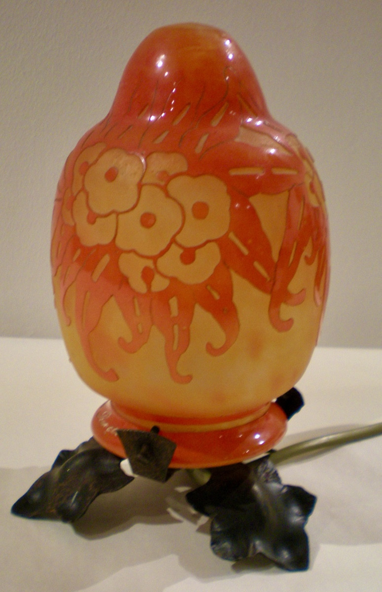 Sauge- Veilleuse art déco Le Verre Français-photo-3