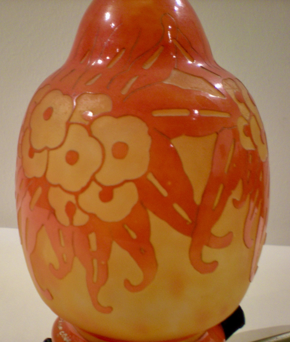 Sauge- Veilleuse art déco Le Verre Français-photo-4