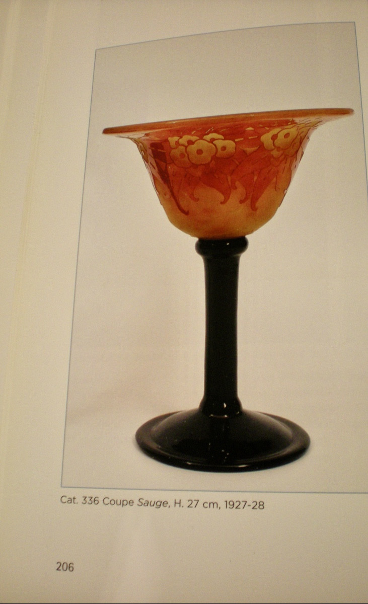 Sauge- Veilleuse art déco Le Verre Français-photo-4