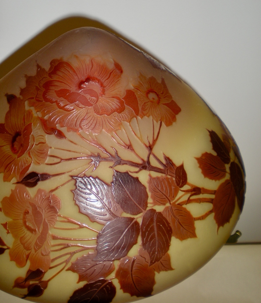 Rose- Lampada a fungo Gallé-photo-2