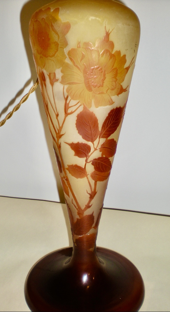 Rose- Lampada a fungo Gallé-photo-3