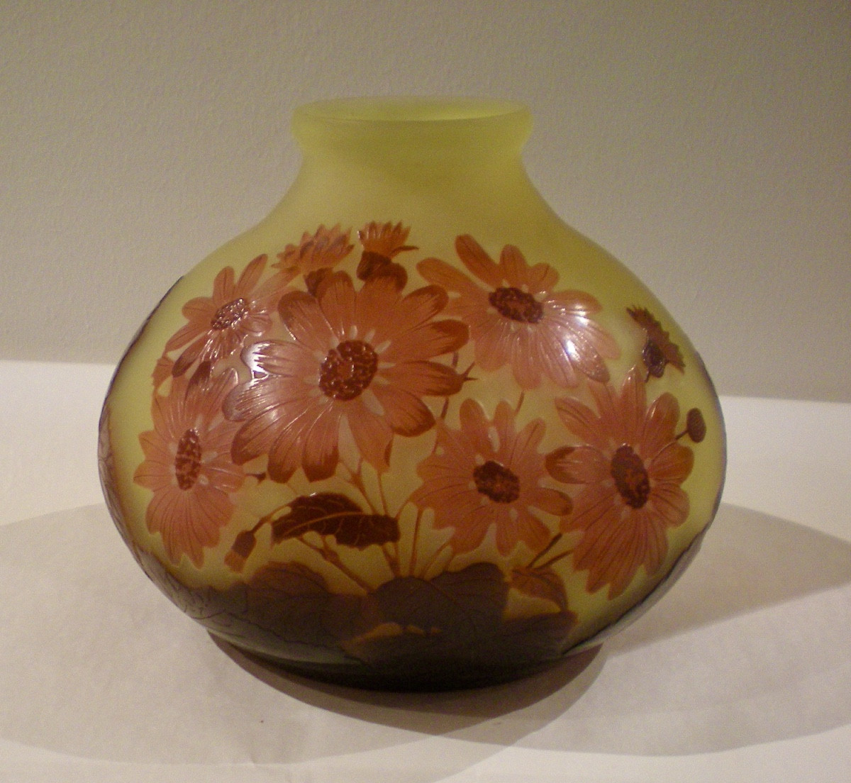 Margherite- Vaso art nouveau Gallé-photo-2