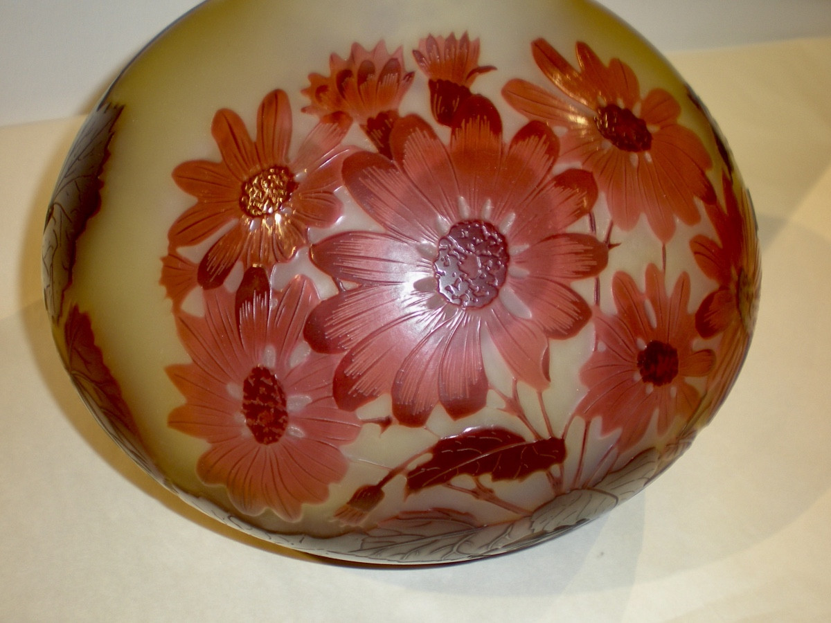 Margherite- Vaso art nouveau Gallé-photo-3