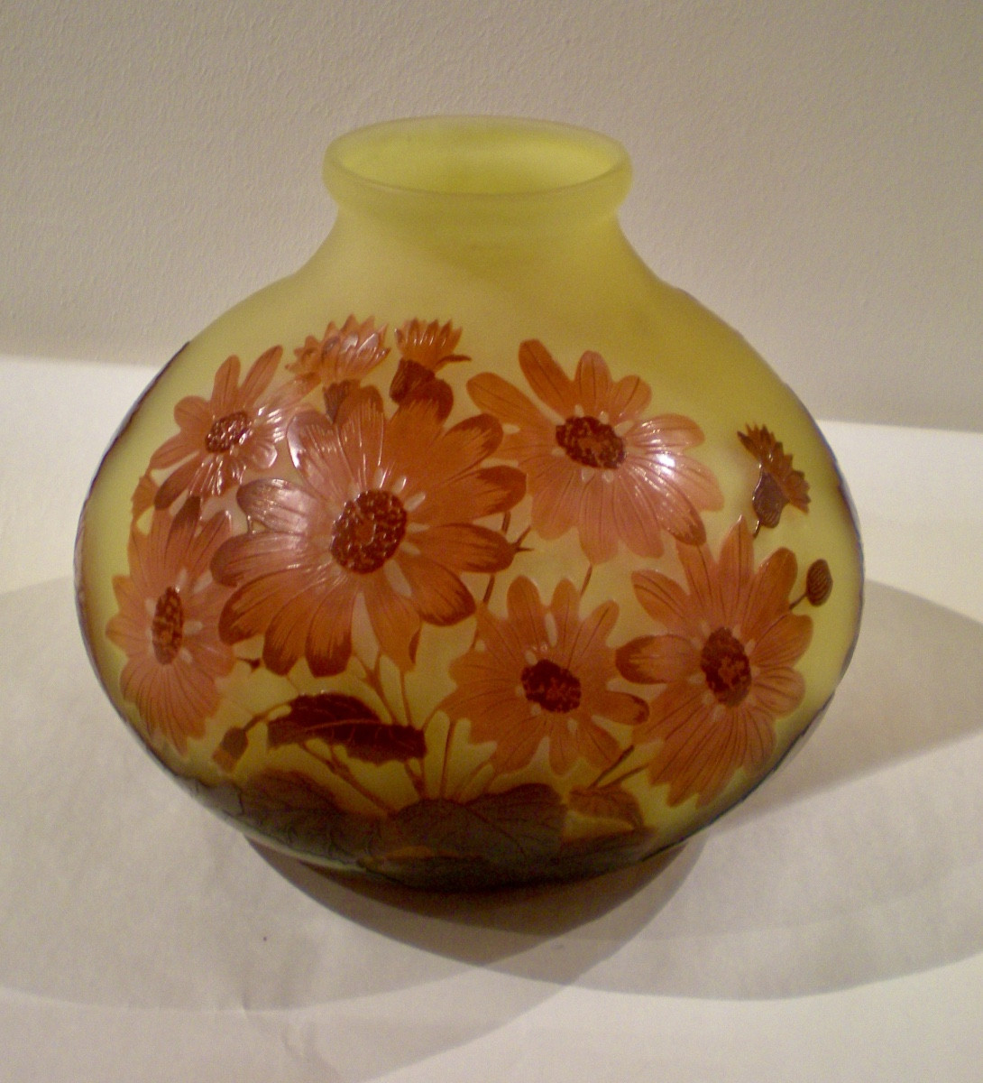 Margherite- Vaso art nouveau Gallé-photo-4