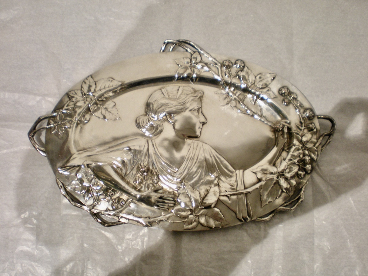 Porta biglietti art nouveau W.M.F.-photo-2