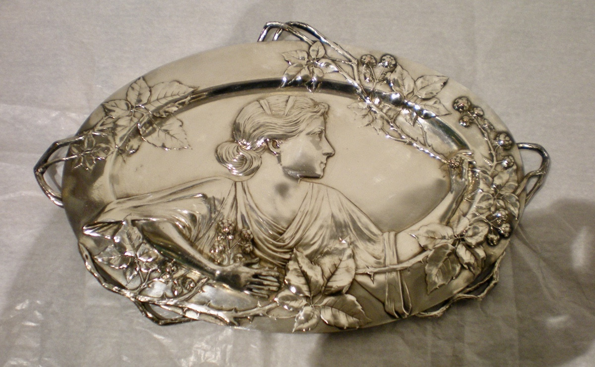 Porta biglietti art nouveau W.M.F.-photo-3