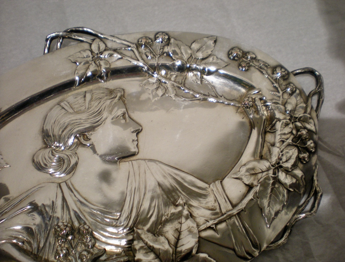 Porta biglietti art nouveau W.M.F.-photo-4