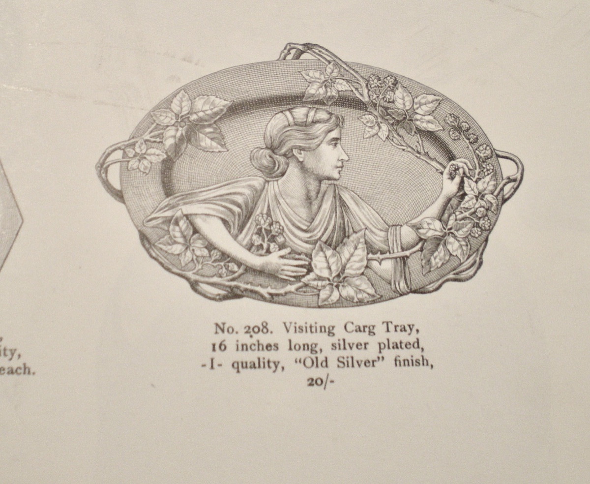 Porta biglietti art nouveau W.M.F.-photo-4