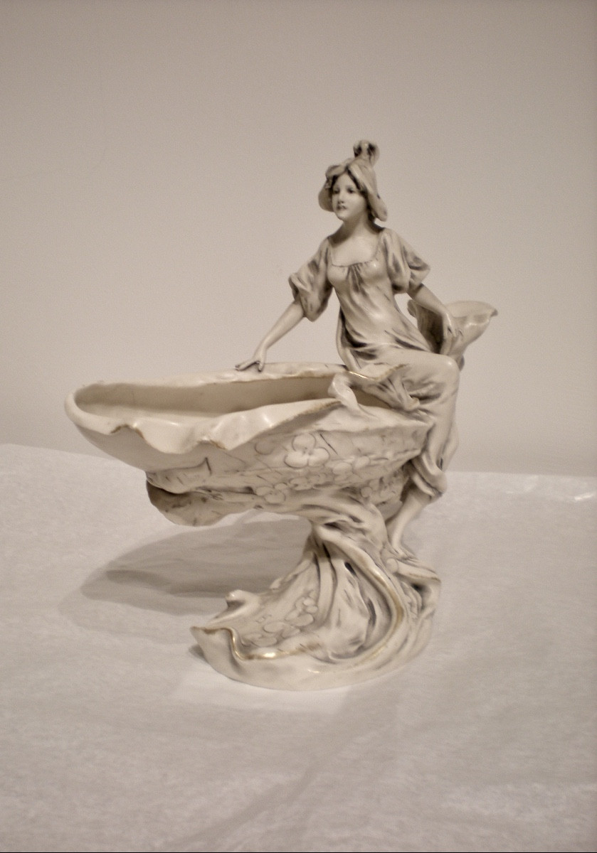 Calla- Vide poches/scultura art nouveau Royal Dux