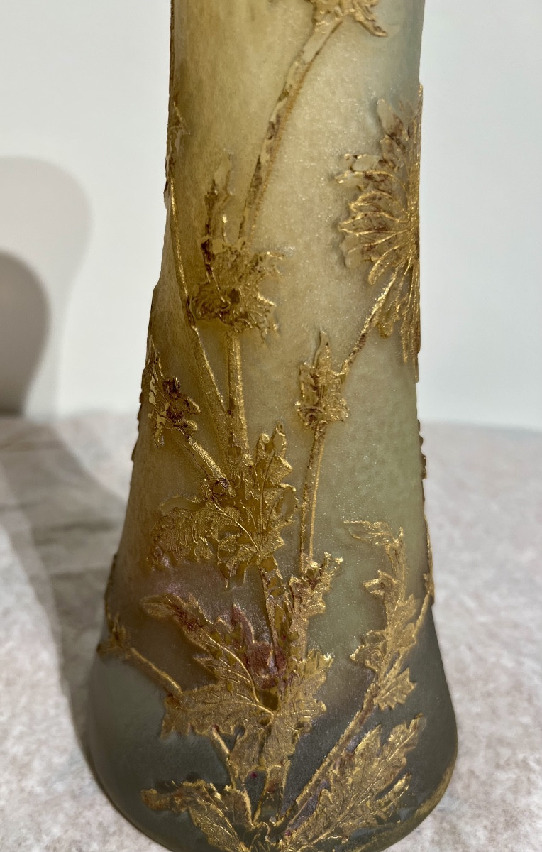 Margherite- Vaso art nouveau Daum Nancy-photo-2