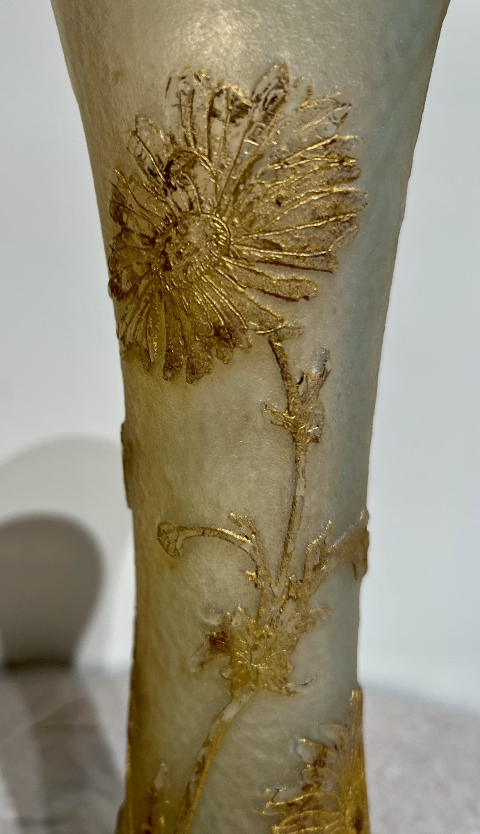 Margherite- Vaso art nouveau Daum Nancy-photo-4