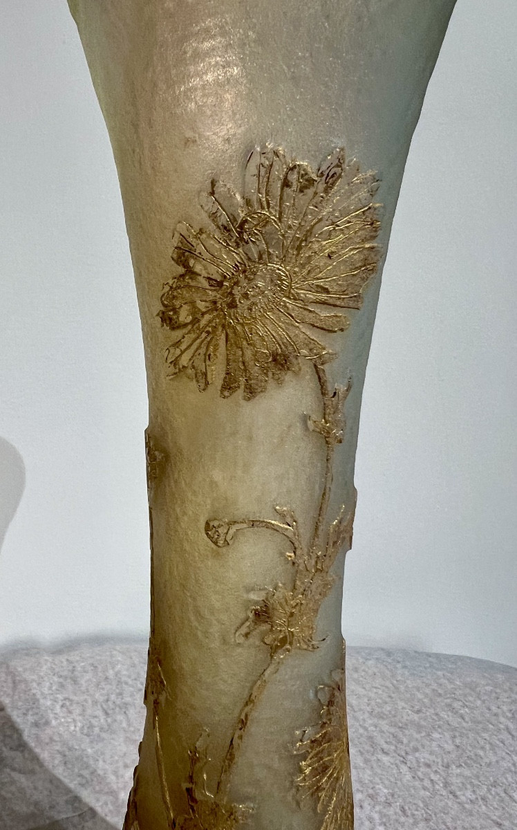 Margherite- Vaso art nouveau Daum Nancy-photo-1