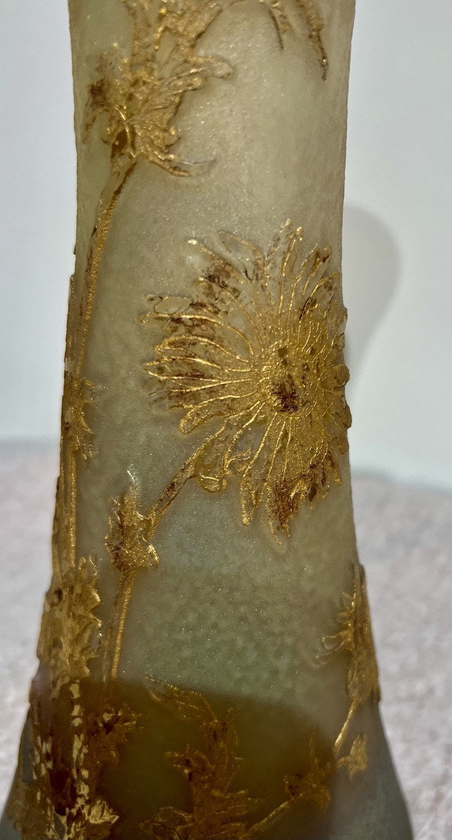 Margherite- Vaso art nouveau Daum Nancy-photo-2