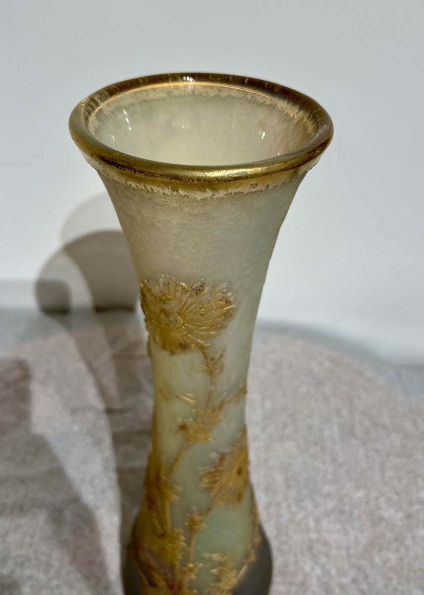 Margherite- Vaso art nouveau Daum Nancy-photo-3