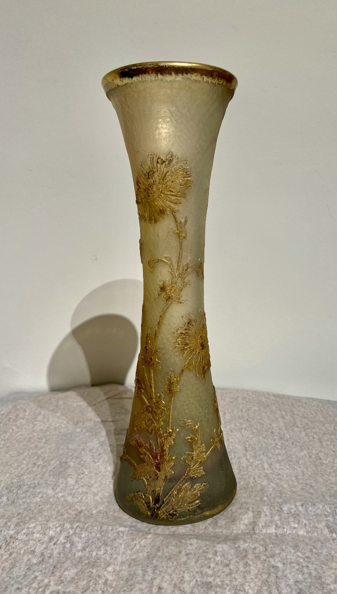 Margherite- Vaso art nouveau Daum Nancy