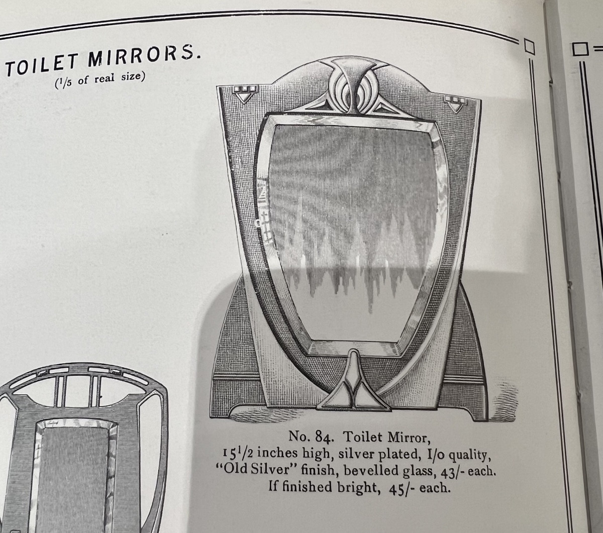 Specchiera jugendstil W.M.F.-photo-2