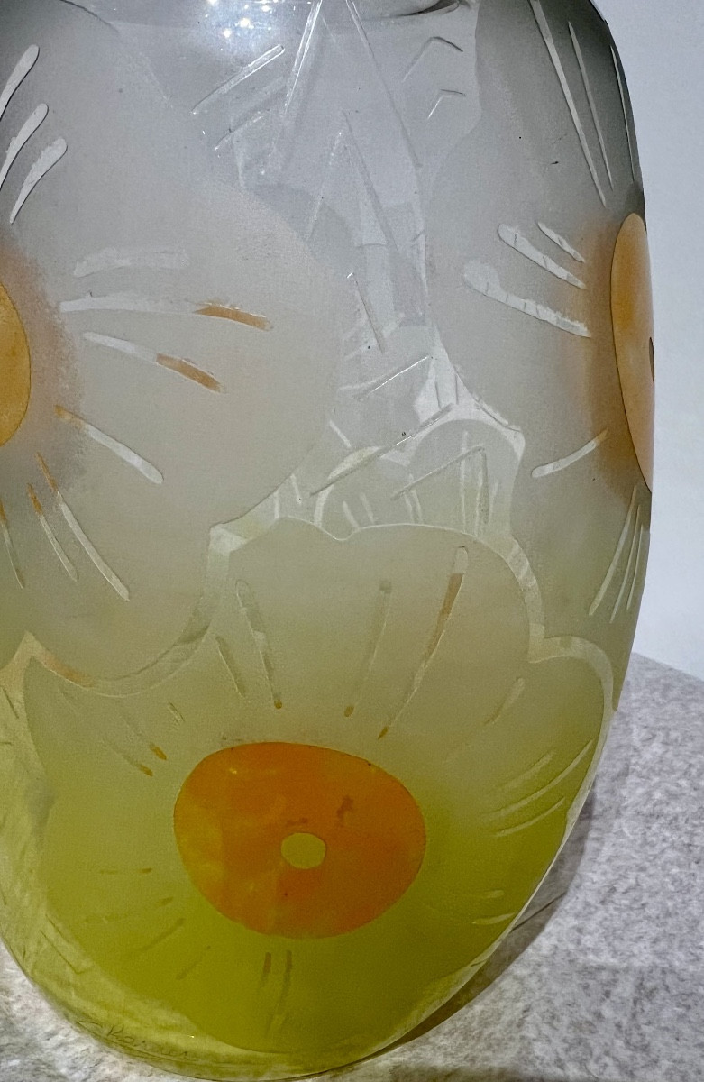 Vaso art déco Le Verre Français -photo-4