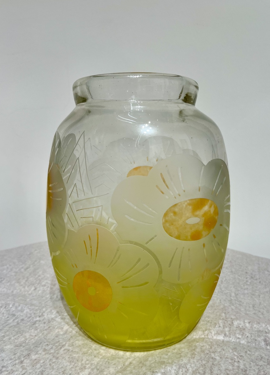 Vaso art déco Le Verre Français -photo-2