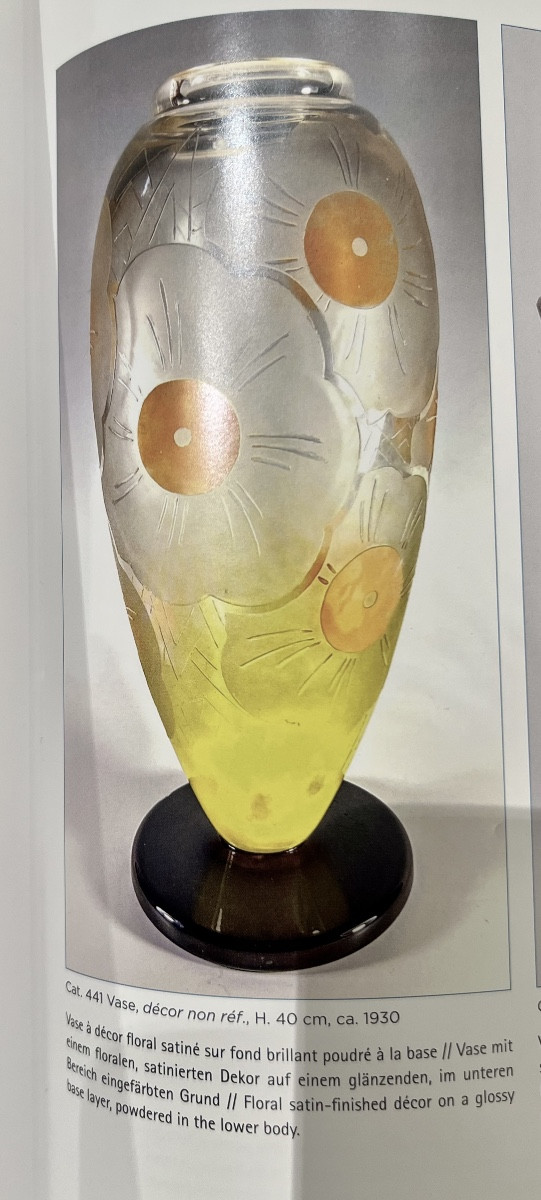 Vaso art déco Le Verre Français -photo-3