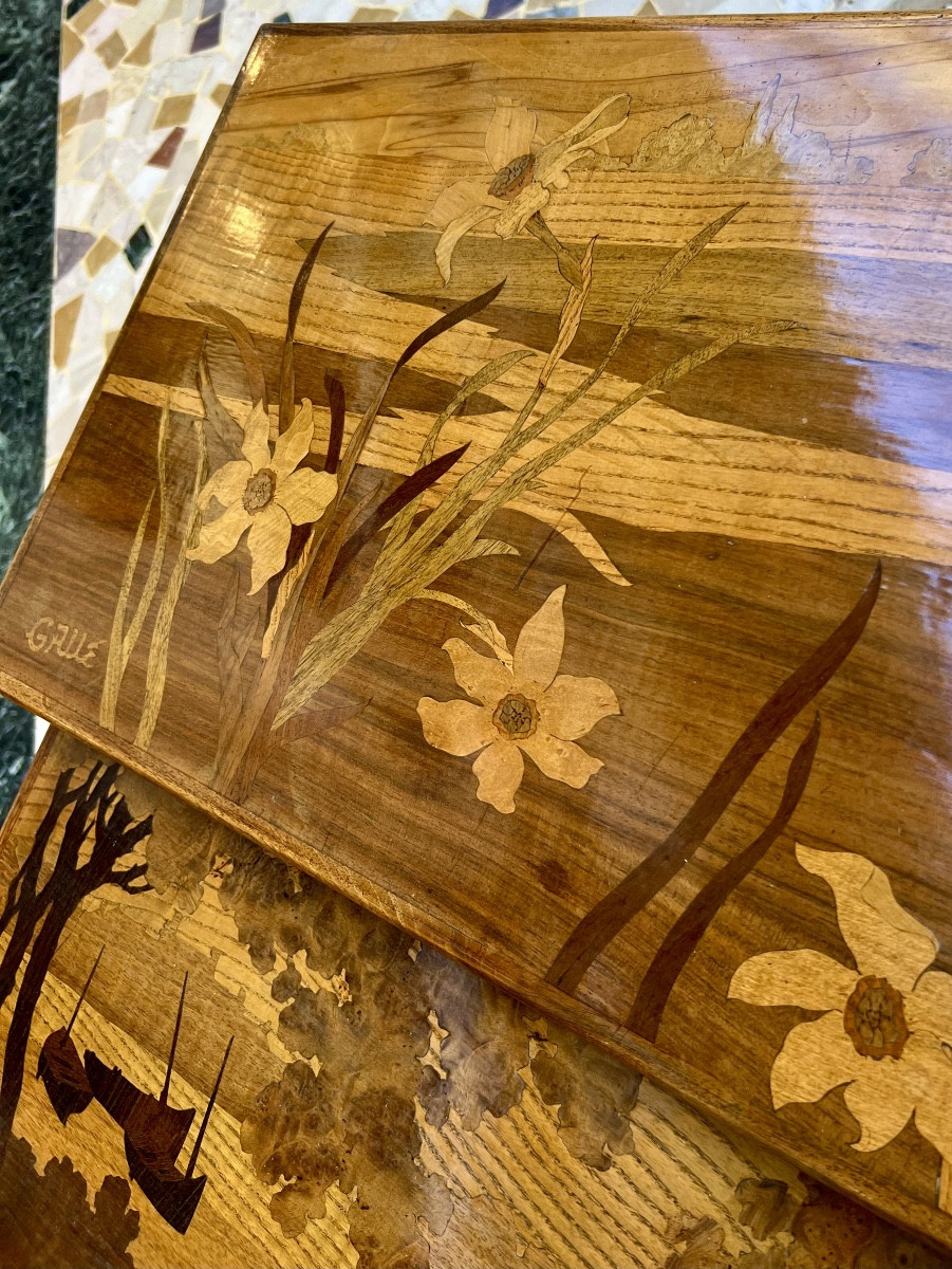 Tavolini a nido art nouveau Gallé-photo-1