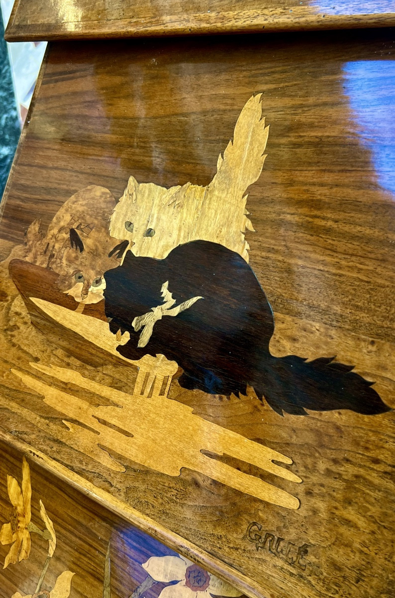 Tavolini a nido art nouveau Gallé-photo-3