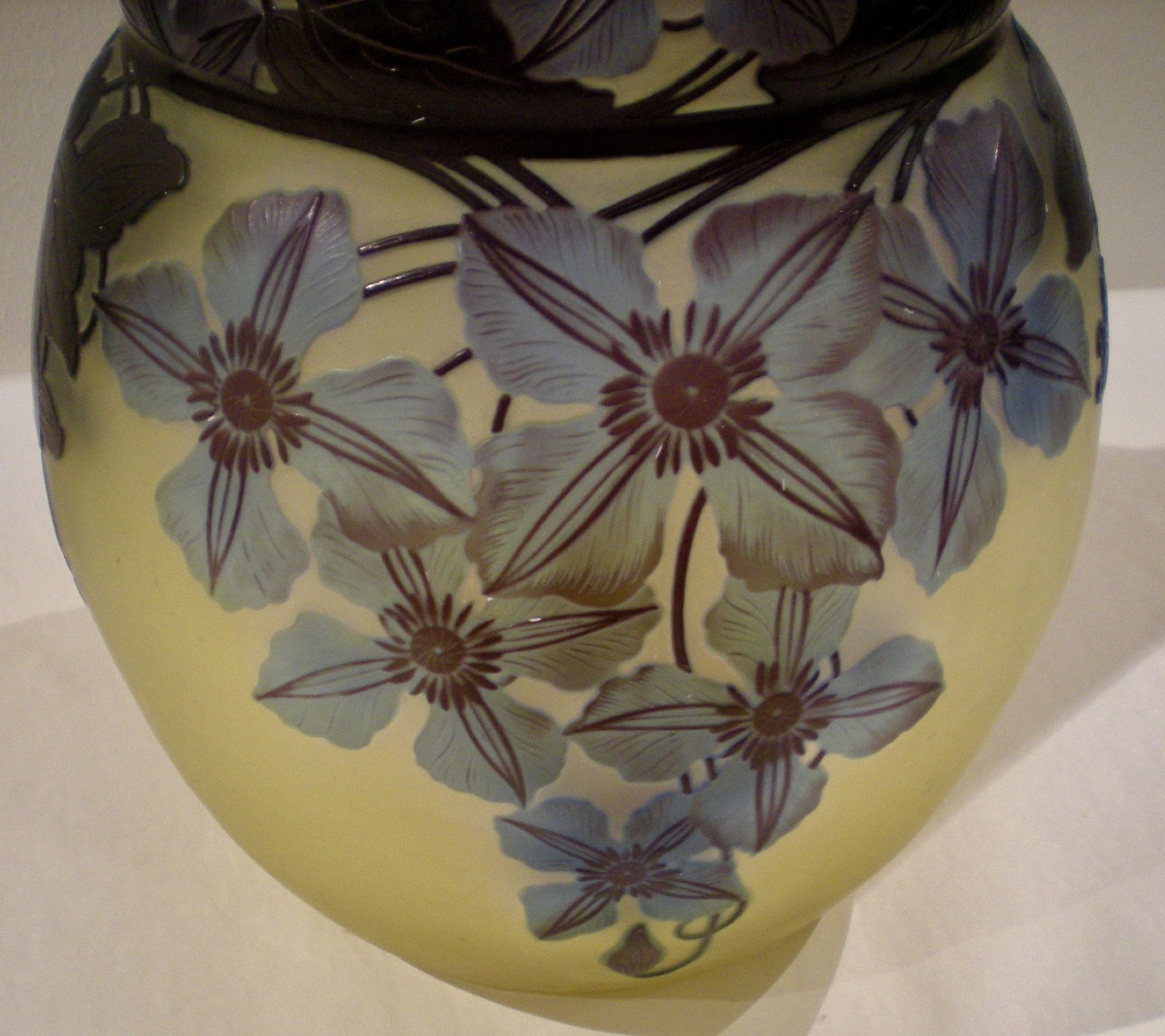 Clematide- Vaso art déco Gallé-photo-2