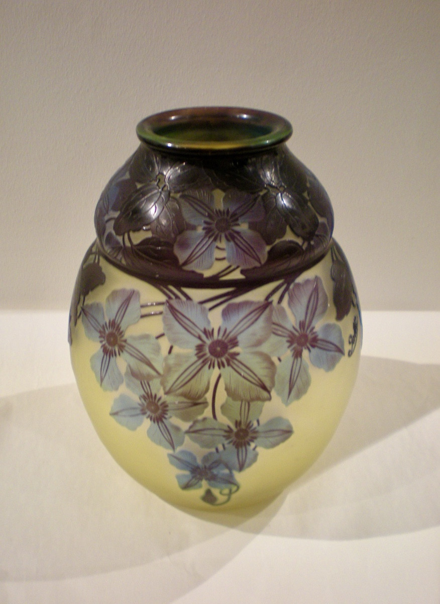Clematide- Vaso art déco Gallé
