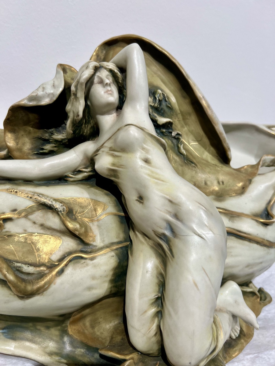 Anthurium- Jardiniere art nouveau Amphora-photo-3