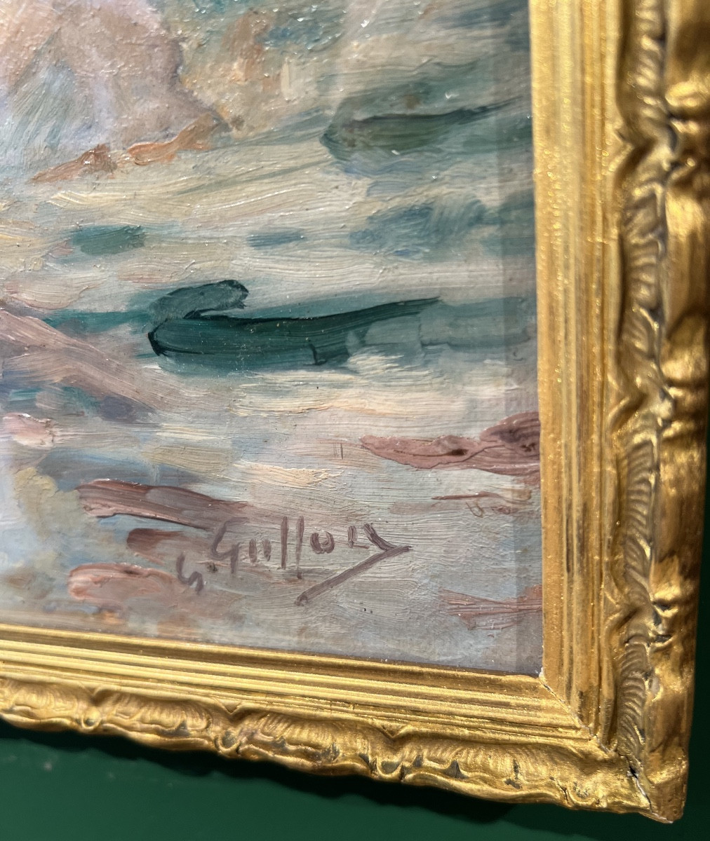 Bagnanti- Dipinto art nouveau Gabriel Griffon-photo-4