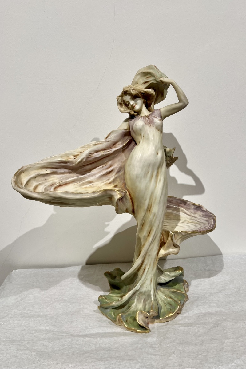 Loie Fuller - Scultura art nouveau Amphora