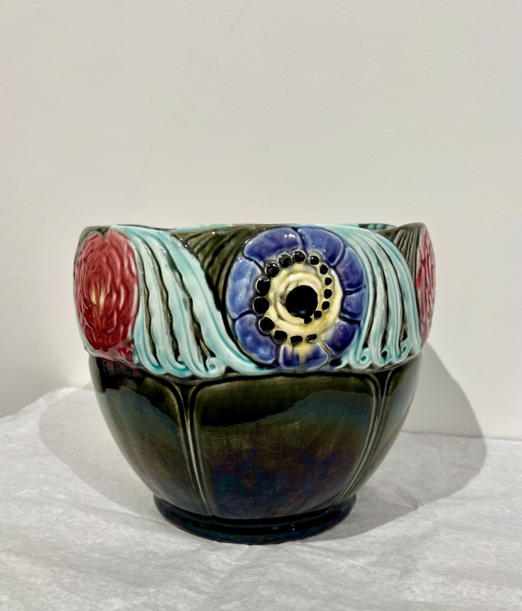 Cache pot barbotine Orchies-photo-2