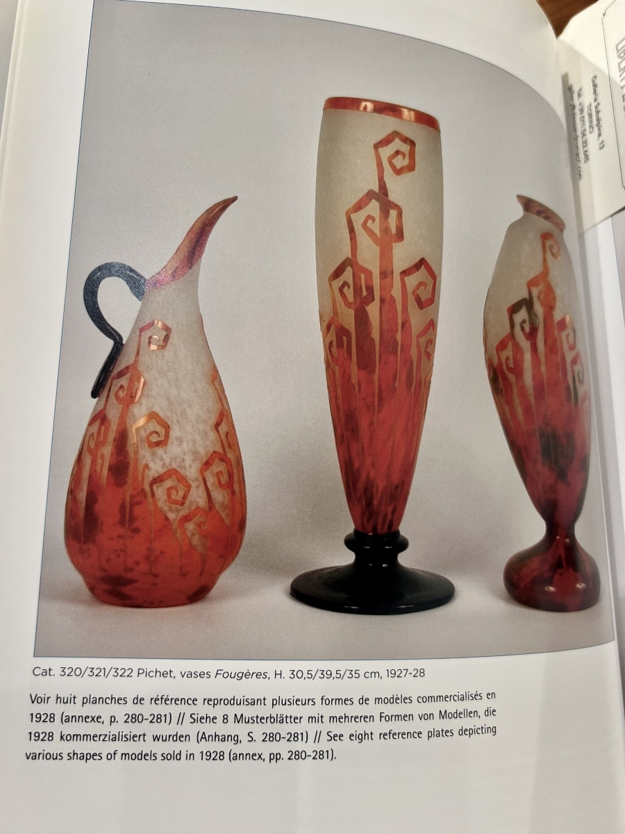 Fougeres- Vaso art déco Le Verre Français-photo-2