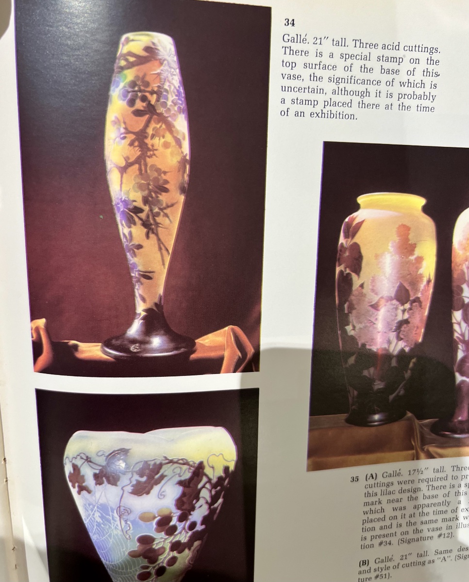 Prunelles - Vaso art nouveau Gallé-photo-4