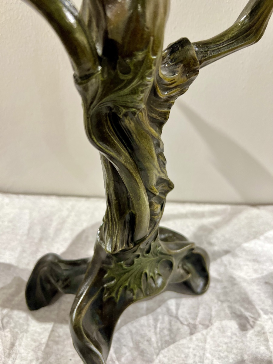 Candelieri/scultura art nouveau-photo-3