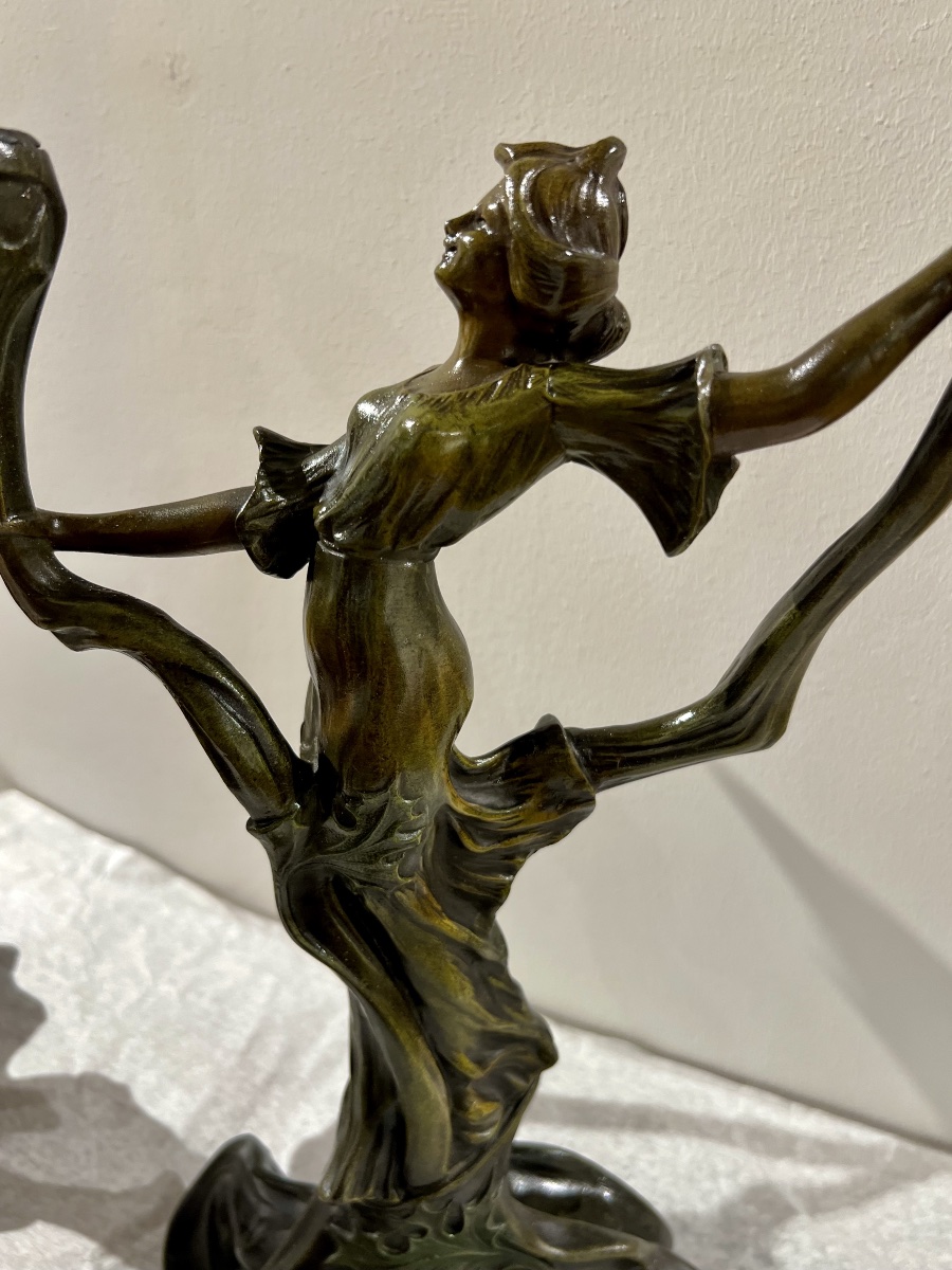 Candelieri/scultura art nouveau-photo-4