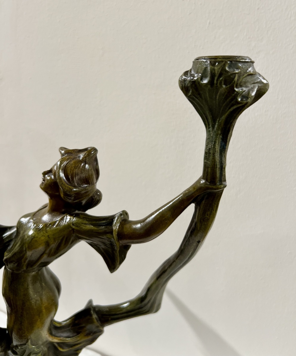 Candelieri/scultura art nouveau-photo-5
